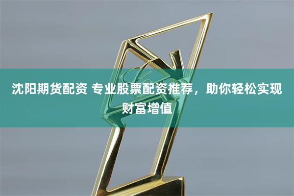 沈阳期货配资 专业股票配资推荐，助你轻松实现财富增值